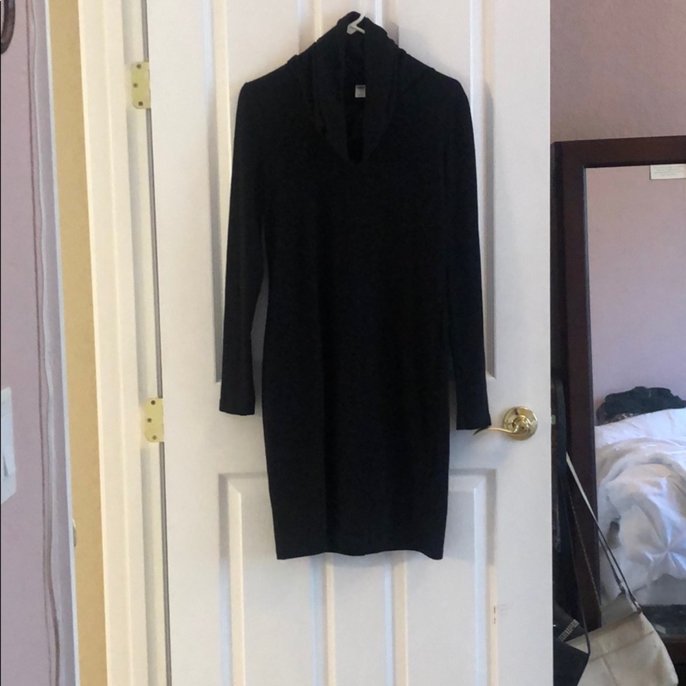 Black Turtleneck Dress